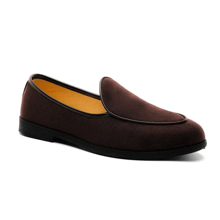 Mocasines Slip-On Ante Suave - Azul Marino