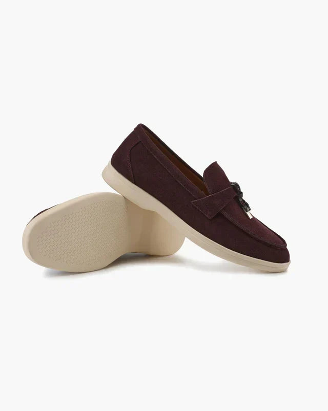 Belmont Gamuza Loafers - Marrón