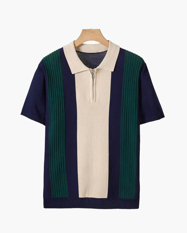 Polo Half-Zip Tivoli – Azul Marino