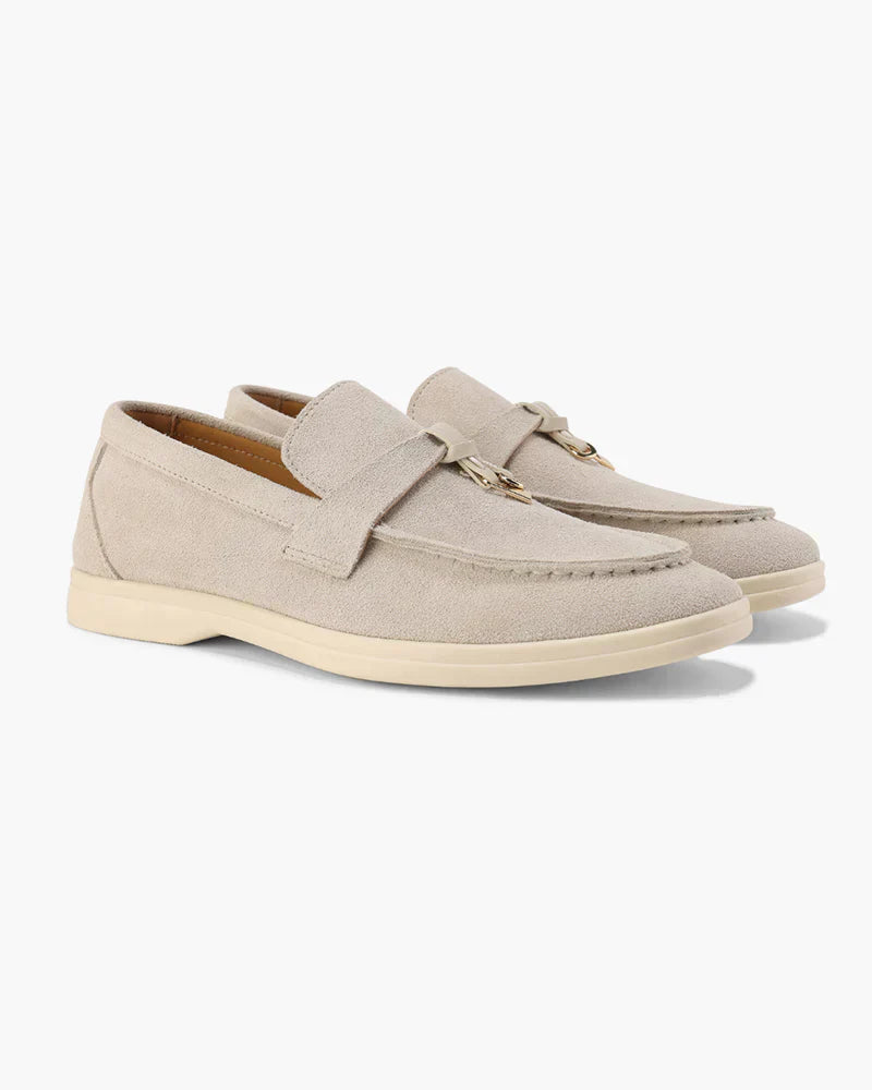 Belmont Gamuza Loafers - Beige