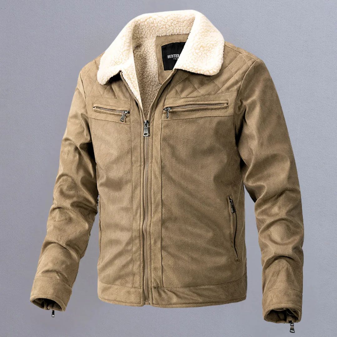 Chamarra Suede Sherpa Core - Verde
