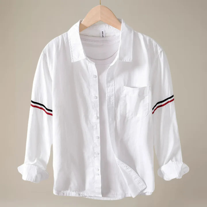 Camisa Pocket Line - Blanco