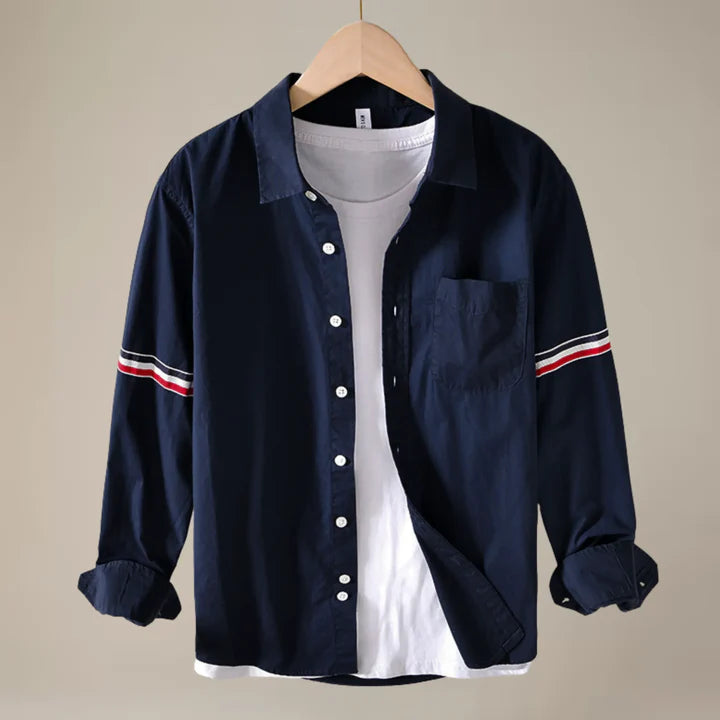 Camisa Pocket Line - Blanco
