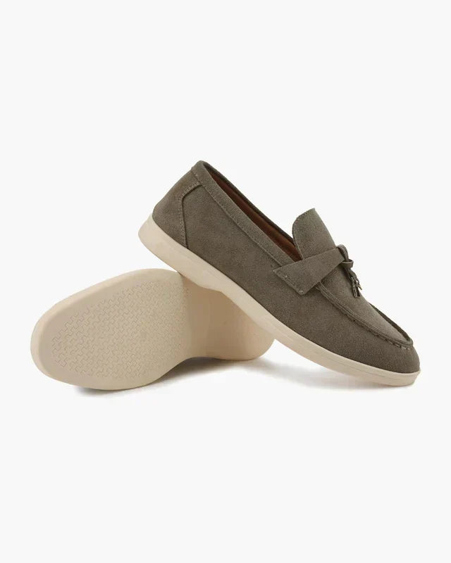 Belmont Gamuza Loafers - Oliva