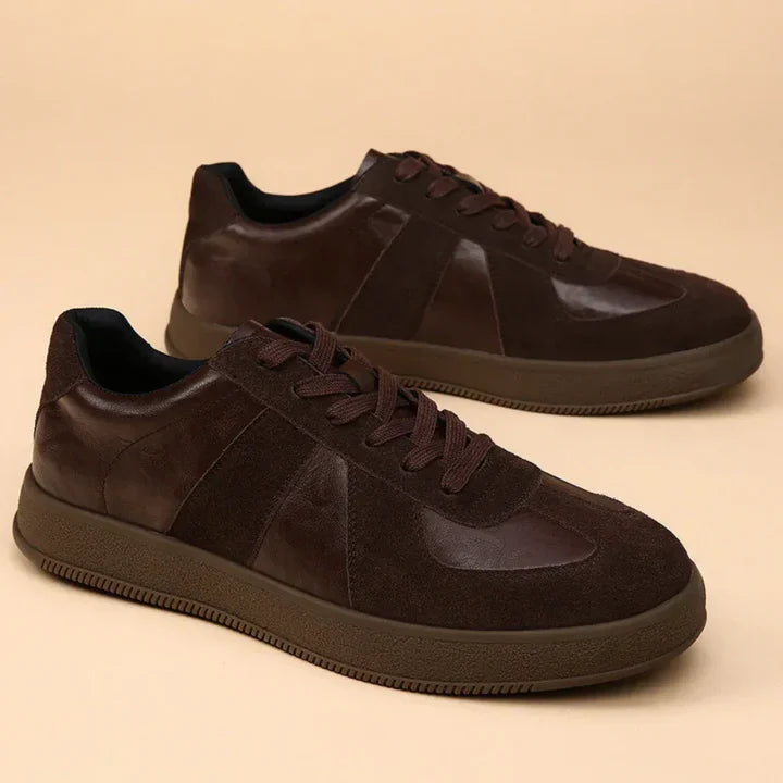 Tenis Urbanas Cuero - Blanco
