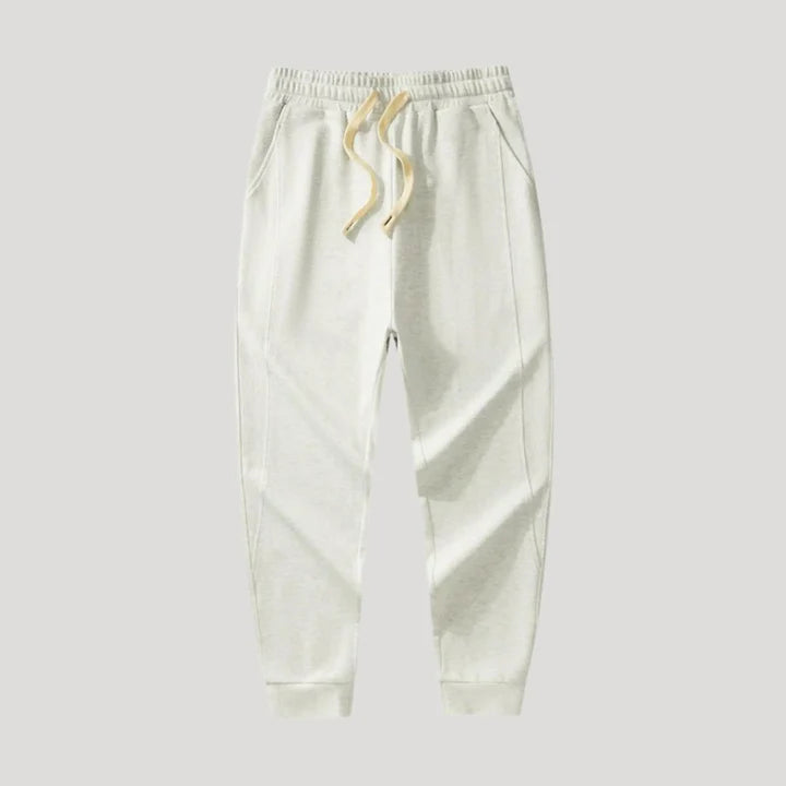 Pantalones Jogger Core Comfort de Algodón - Beige