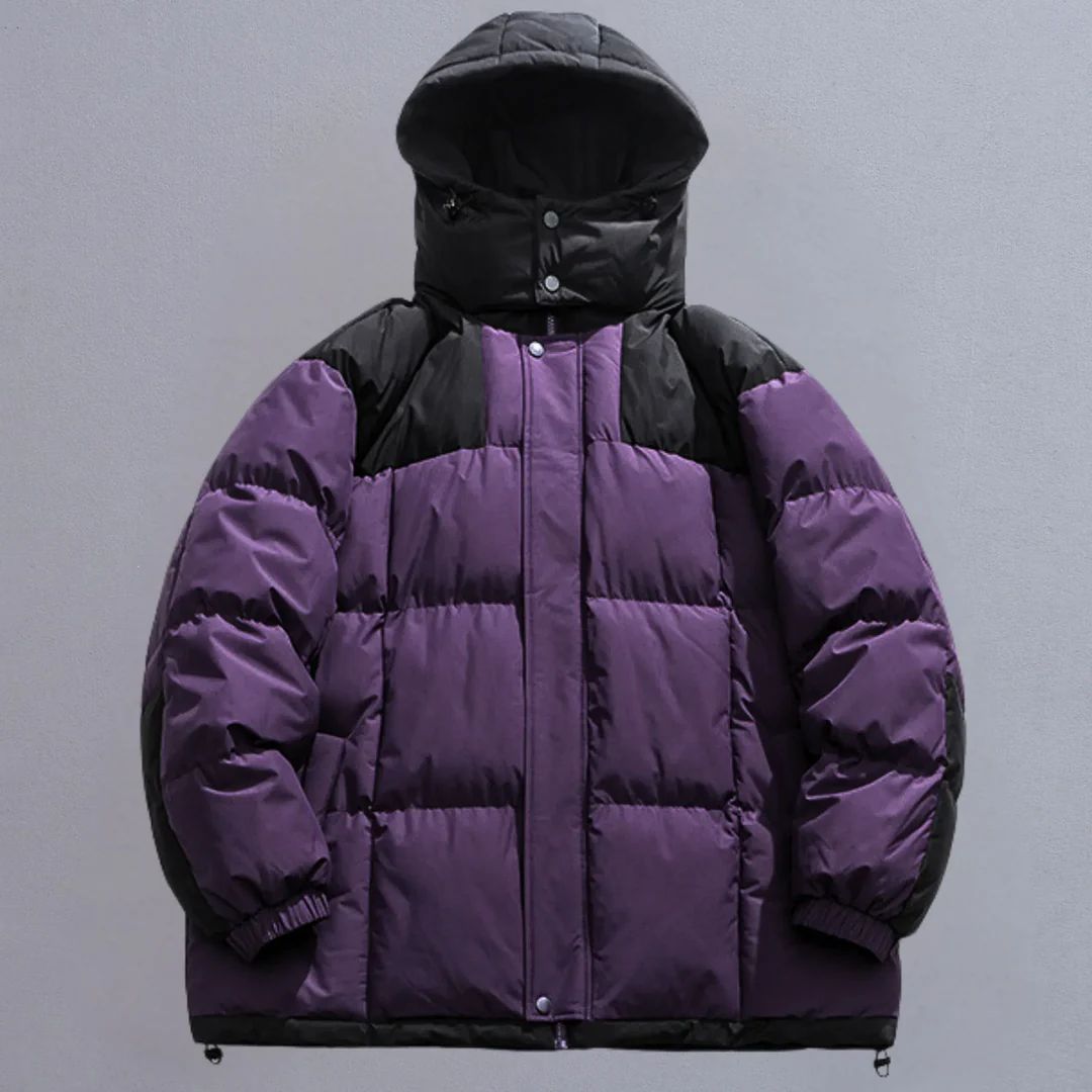 Chamarra Puffer Hooded Core - Naranja
