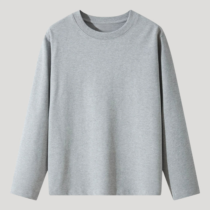 Suéter Core Fit de Corte Atlético - Gris