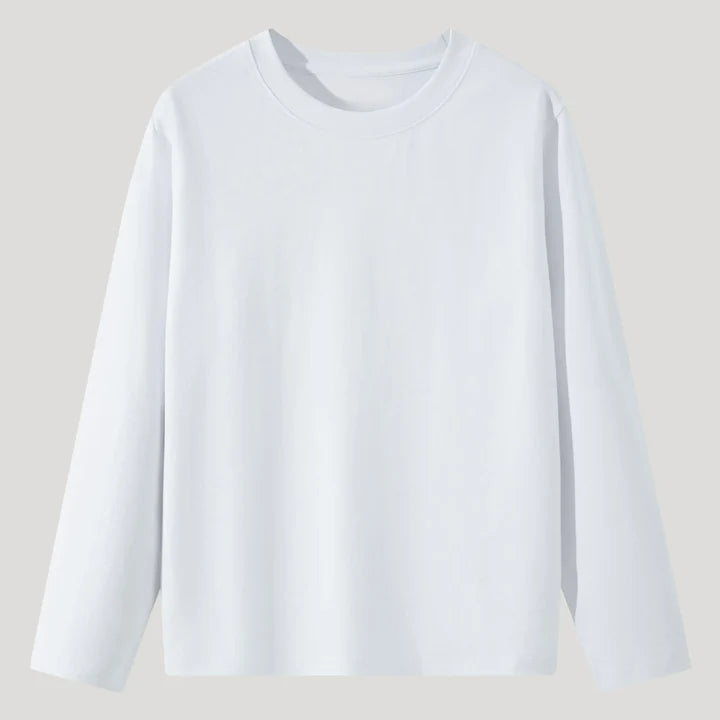 Suéter Core Fit de Corte Atlético - Blanco