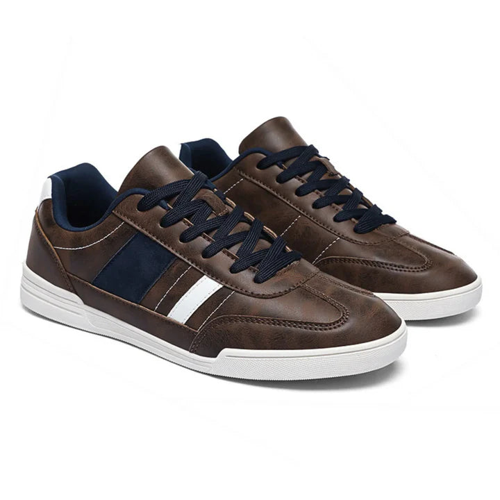 Tenis Urbanas Cuero Mate - Negro