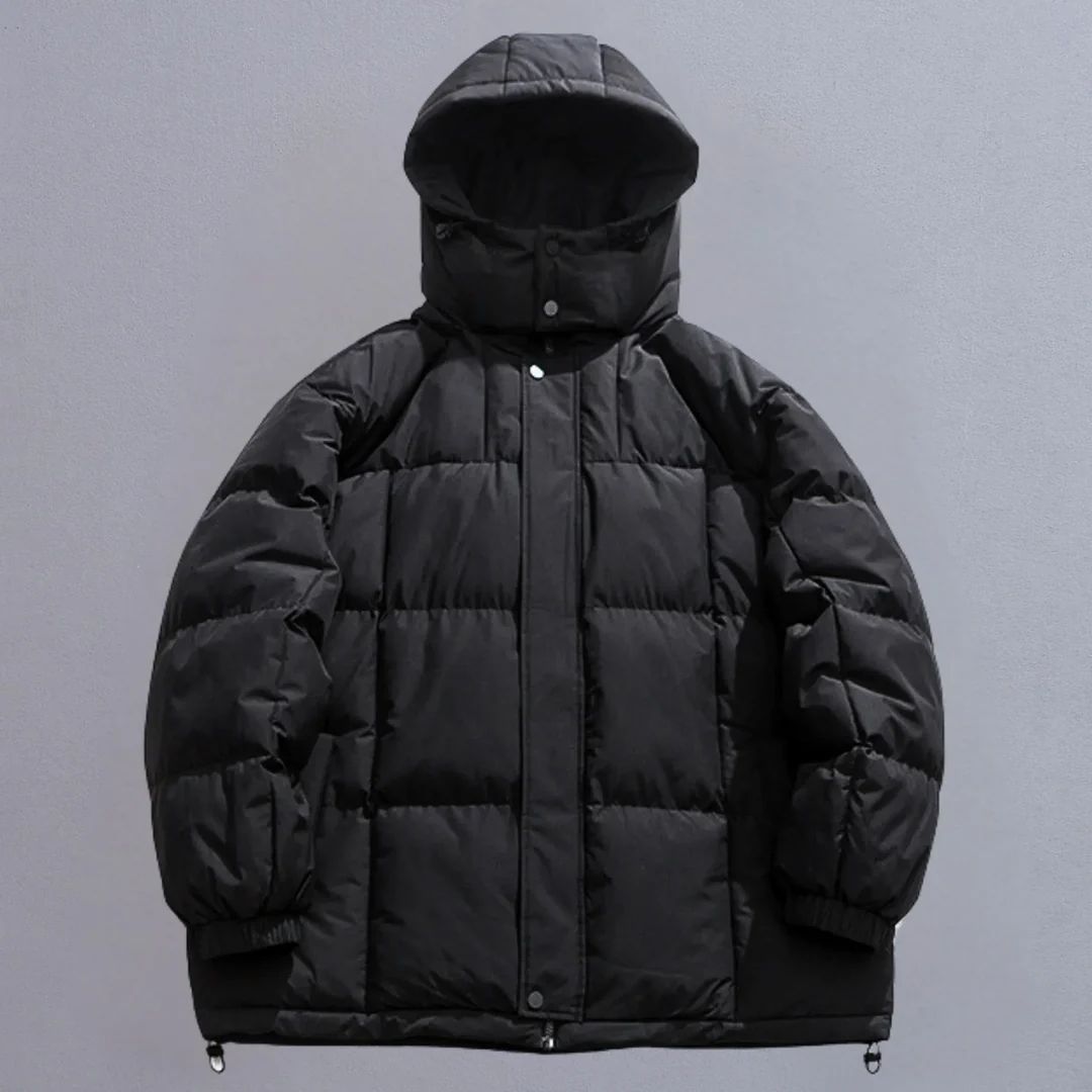 Chamarra Puffer Hooded Core - Blanco