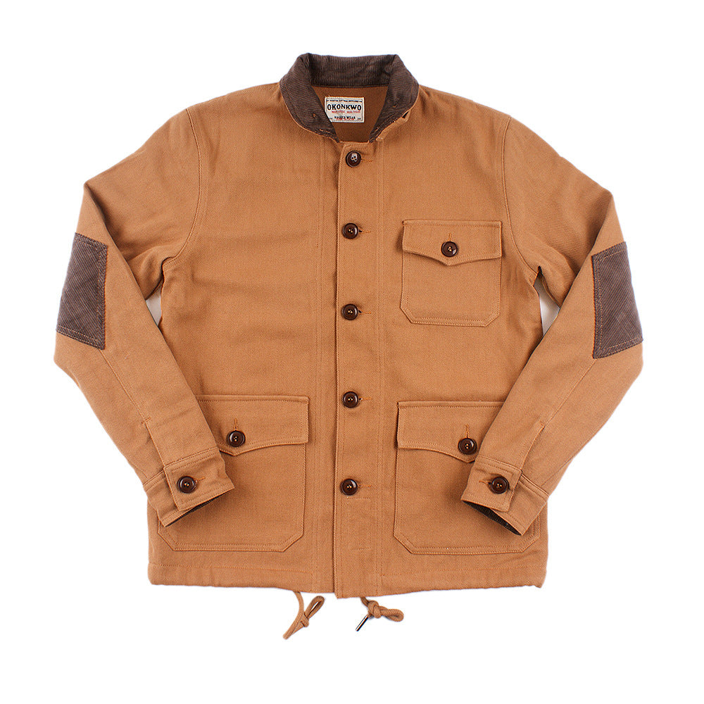 Chamarra Utility Retro Multi Bolsillos - Marrón