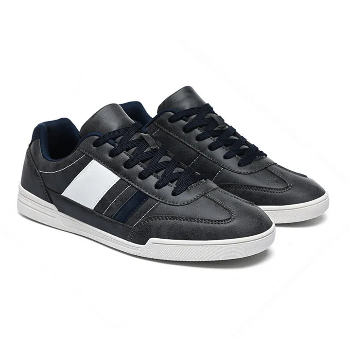 Tenis Urbanas Cuero Mate - Negro