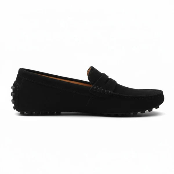 Mocasines Driver Cuero - Negro