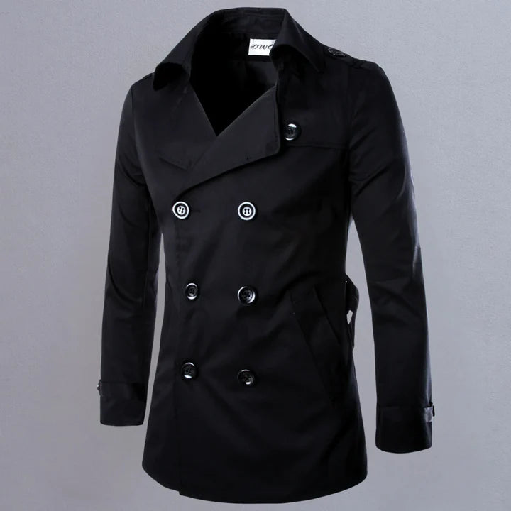 Chamarra Trench Core - Negro