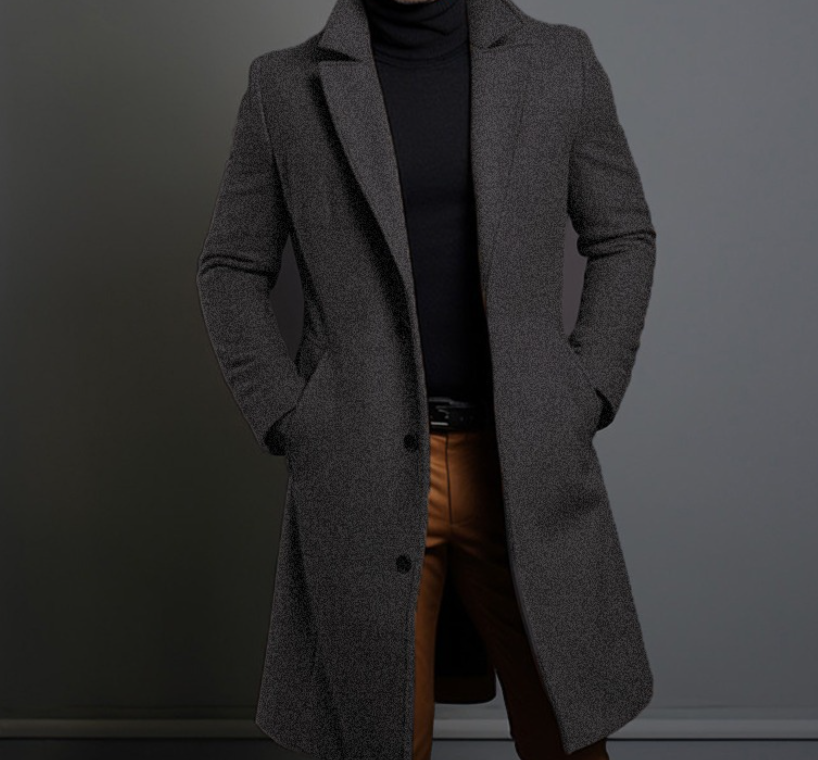 Sobretudo Camel para Hombre | Corte Largo Premium