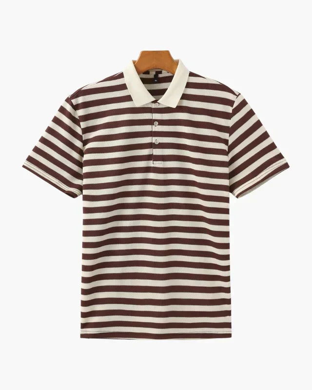 Polo Rayas Regent – Marrón