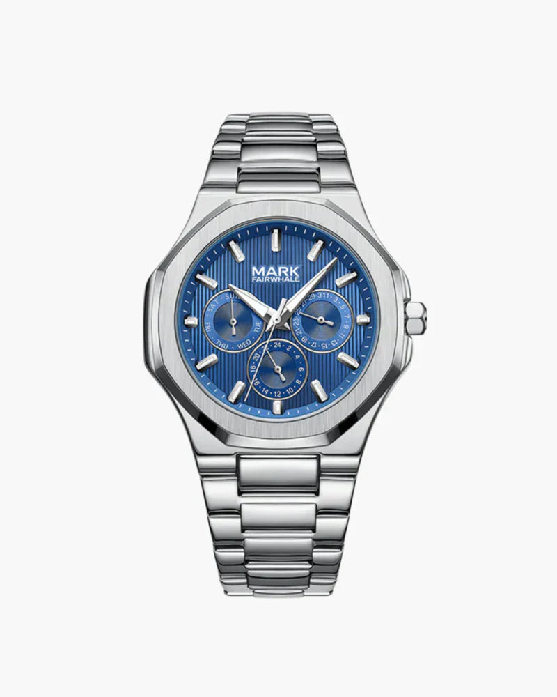 Reloj de Acero Multi-Dial Ascend – Azul