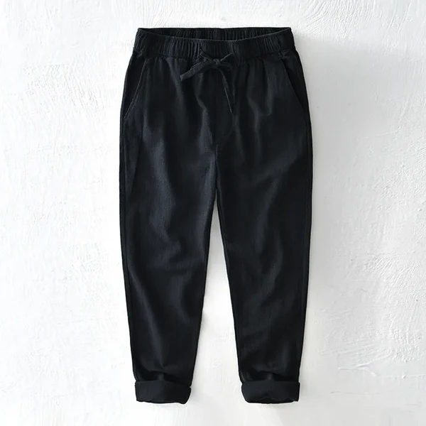 Pantalones con Cordón Urban Blend – Negro