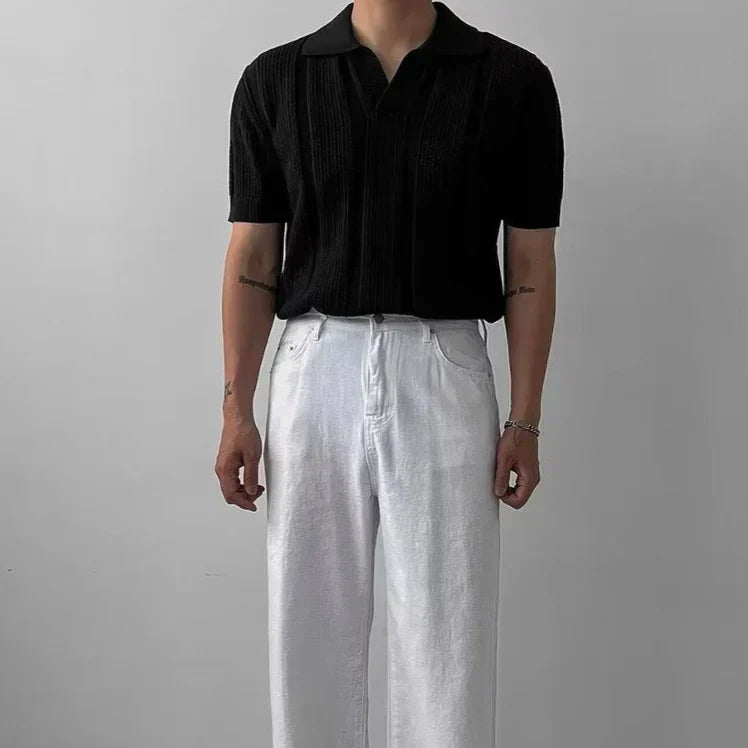 Polo de Punto Riviera – Negro