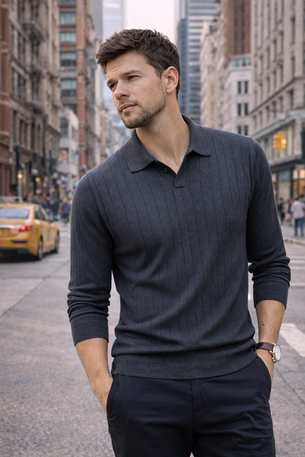Polo de Punto Ascot – Gris