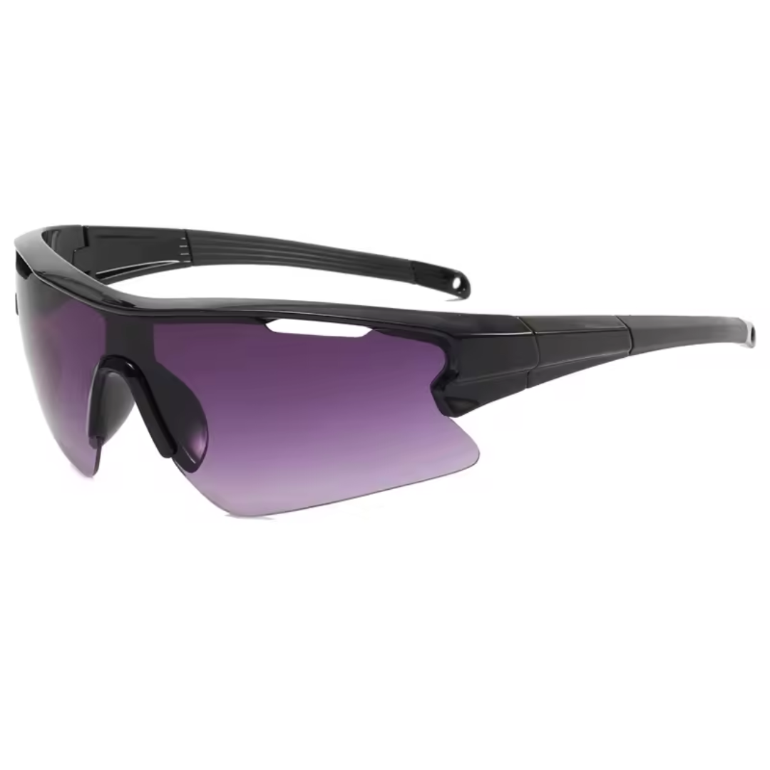 Gafas Deportivas UV400 para Ciclismo y Running - 2V-liang hei
