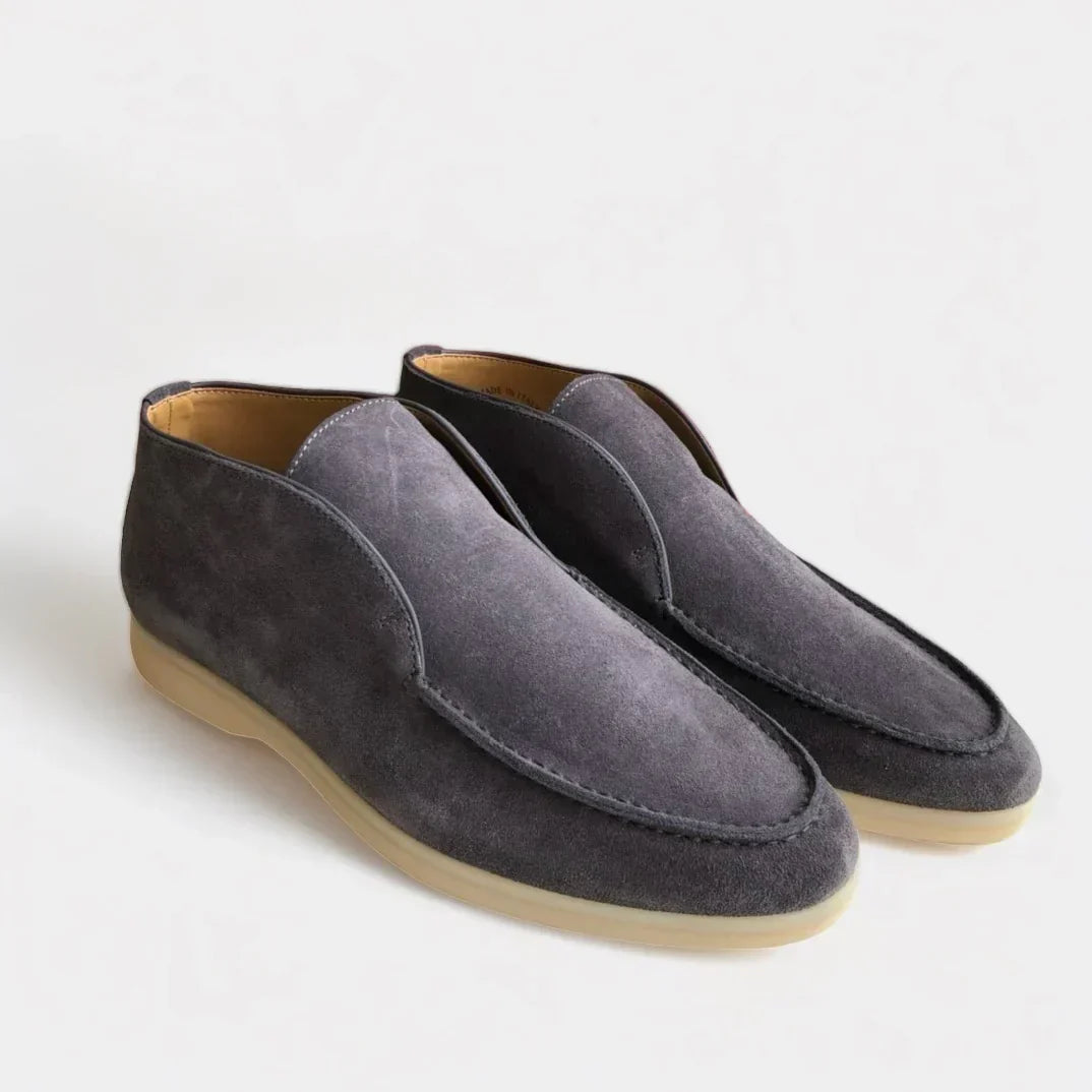 Belmont Gamuza Chukka Mocasines - Azul