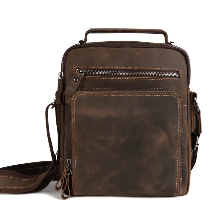 Bolso de Cuero Tecnológico Joyir Premium - Marrón Escuro