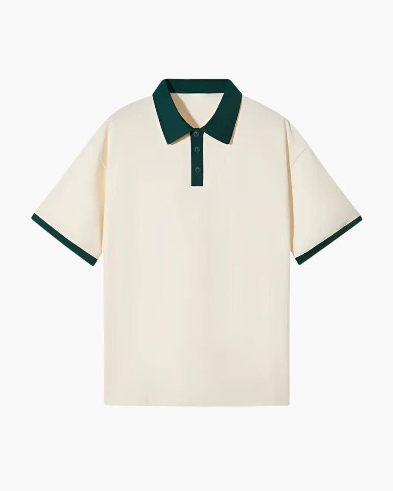 Polo Clásico de Contraste – Verde