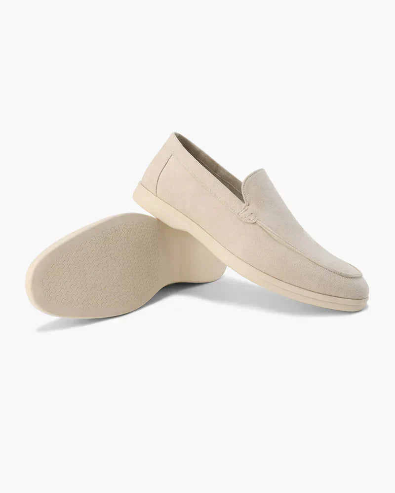Mocasines de ante confort - Beige