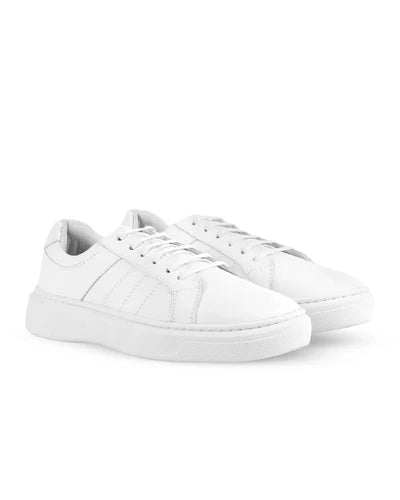 Tenis Piel Noble Signature - Blanco