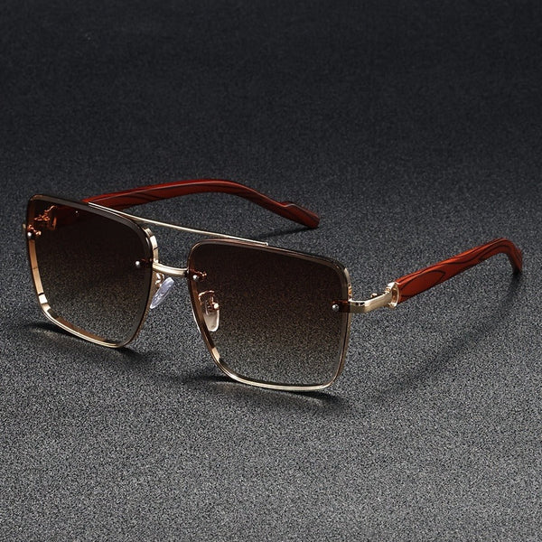 Gafas de Sol Cuadradas - Azul