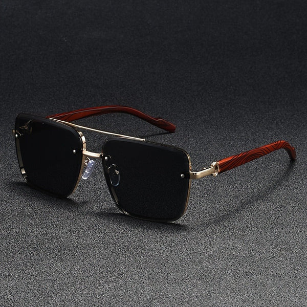 Gafas de Sol Cuadradas - Negro