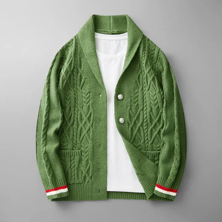 Suéter Knit Essential de Algodón Orgánico - Verde
