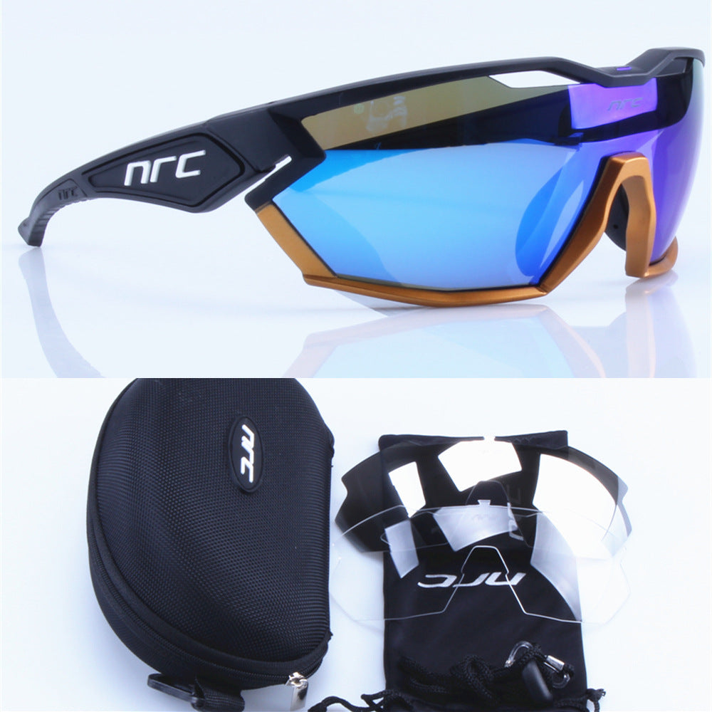 Gafas Deportivas para Ciclismo y Running - Negro/azul