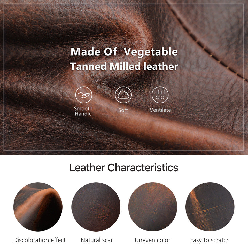 Estuche Organizador de Cuero para Puros y Accesorios de Viaje