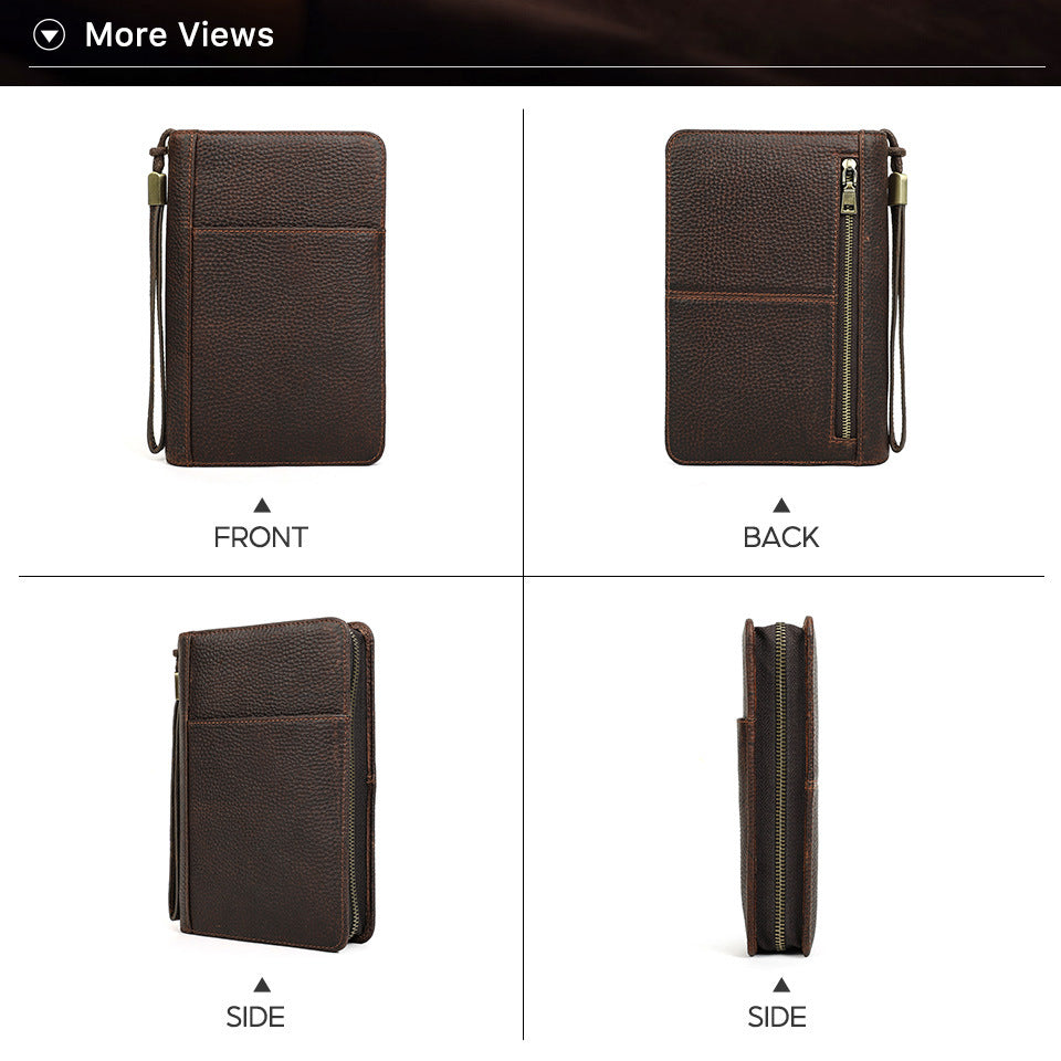 Estuche Organizador de Cuero para Puros y Accesorios de Viaje