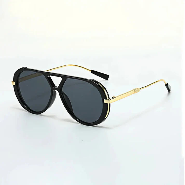 Gafas Aviador con Detalle Carey - Verde