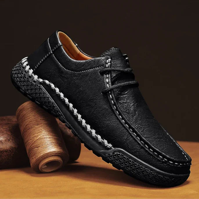 Mocasines Cuero Artesanal Confort - Kaki