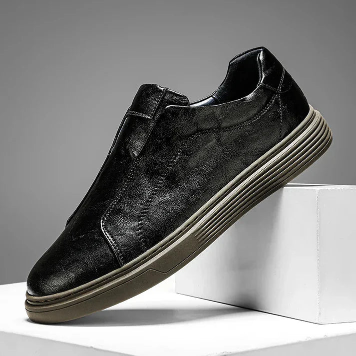 Zapatos Slip-On Cuero - Blanco
