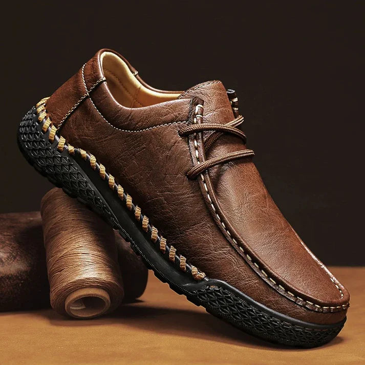 Mocasines Cuero Artesanal Confort - Marrón
