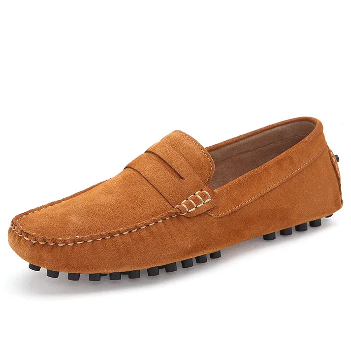 Mocasines Ante Artesanal - Kaki