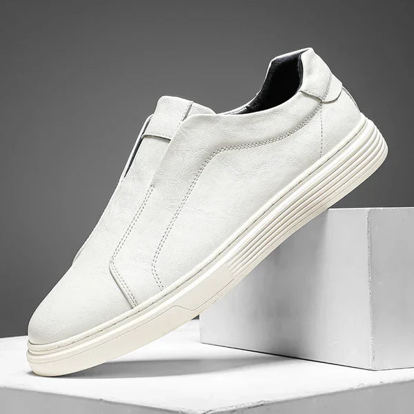 Zapatos Slip-On Cuero - Marrón