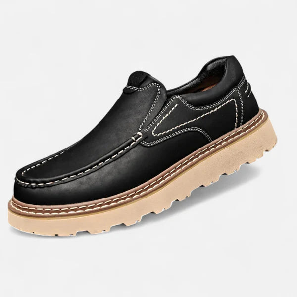 Mocasines Monza Piel - Negro