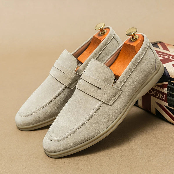 Mocasines Ante Confort - Negro