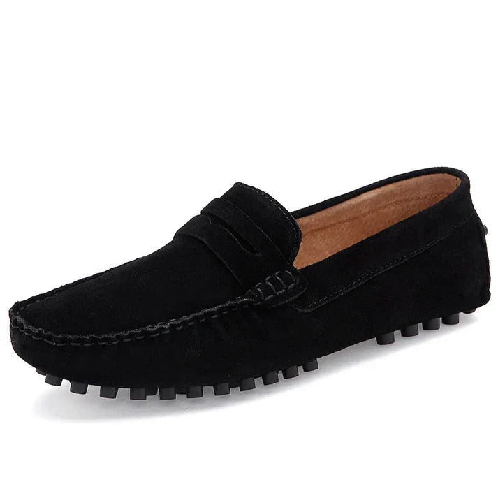 Mocasines Ante Artesanal - Negro