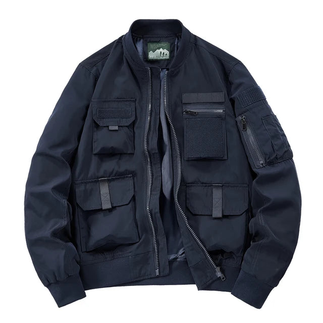 Chaqueta Utility Multi Bolsillos - Verde Militar