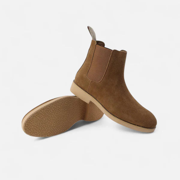 Botas Chelsea de Ante - Gris Oscuro