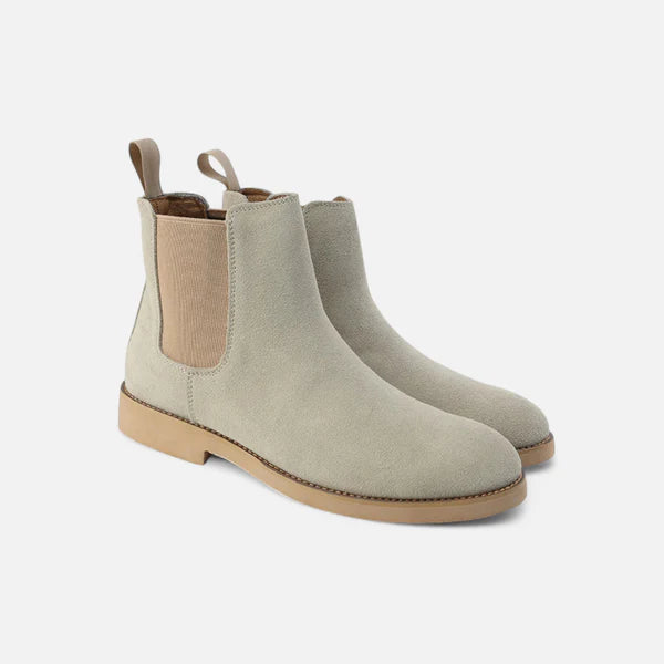 Botas Chelsea de Ante - Gris Oscuro