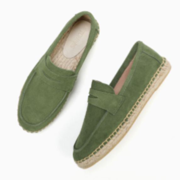 Mocasín Confort en Camurça - Verde